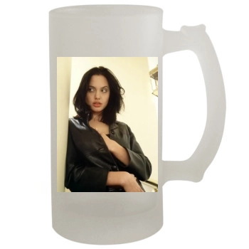 Angelina Jolie 16oz Frosted Beer Stein