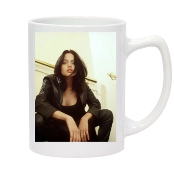 Angelina Jolie 14oz White Statesman Mug