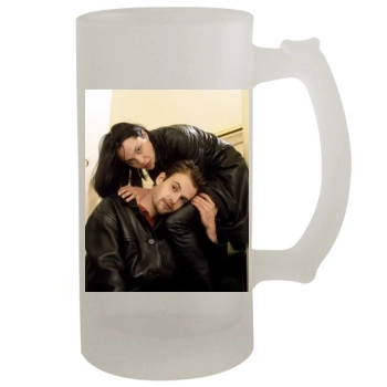 Angelina Jolie 16oz Frosted Beer Stein