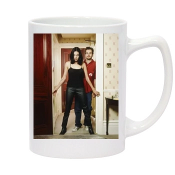 Angelina Jolie 14oz White Statesman Mug