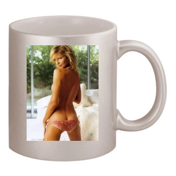 Tricia Helfer 11oz Metallic Silver Mug