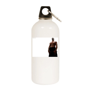 Tyson Beckford White Water Bottle With Carabiner