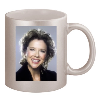 Annette Bening 11oz Metallic Silver Mug