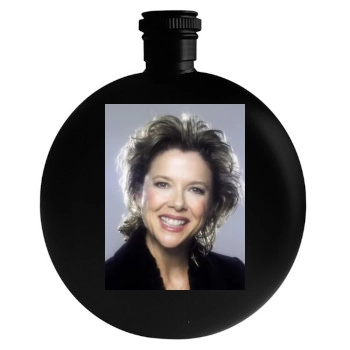 Annette Bening Round Flask