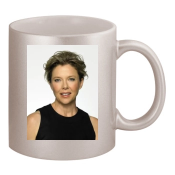 Annette Bening 11oz Metallic Silver Mug