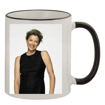 Annette Bening 11oz Colored Rim & Handle Mug