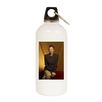 Annette Bening White Water Bottle With Carabiner