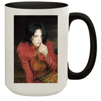 Asia Argento 15oz Colored Inner & Handle Mug