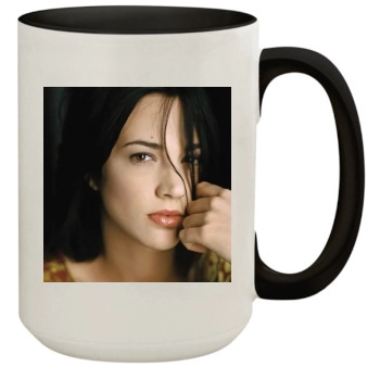 Asia Argento 15oz Colored Inner & Handle Mug