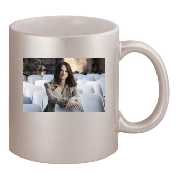 Asia Argento 11oz Metallic Silver Mug