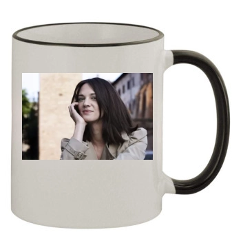 Asia Argento 11oz Colored Rim & Handle Mug