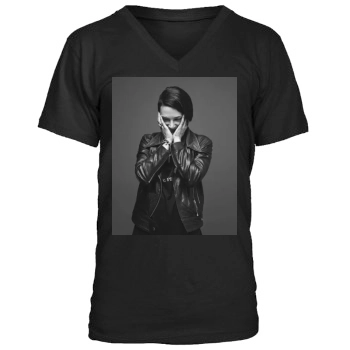 Asia Argento Men's V-Neck T-Shirt