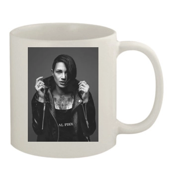 Asia Argento 11oz White Mug