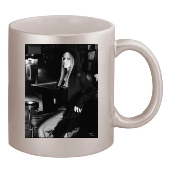 Avril Lavigne 11oz Metallic Silver Mug