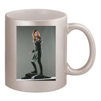 Bonnie Wright 11oz Metallic Silver Mug