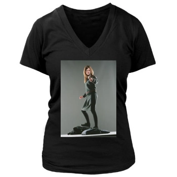 Bonnie Wright Women's Deep V-Neck TShirt