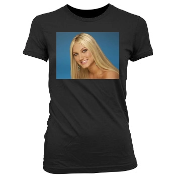 Brooke Hogan Women's Junior Cut Crewneck T-Shirt