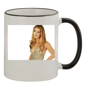 Brooke Shields 11oz Colored Rim & Handle Mug