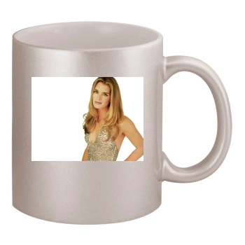 Brooke Shields 11oz Metallic Silver Mug