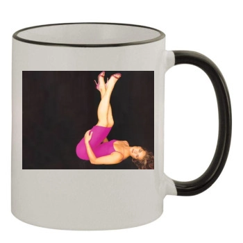 Brooke Shields 11oz Colored Rim & Handle Mug