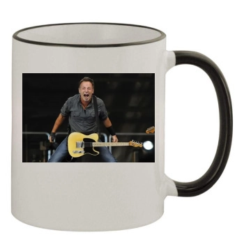 Bruce Springsteen 11oz Colored Rim & Handle Mug