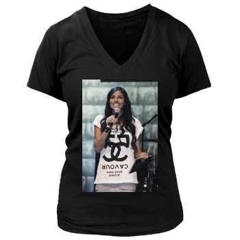 Bryce Dallas Howard Women's Deep V-Neck TShirt