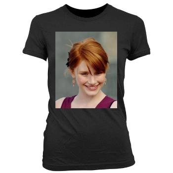 Bryce Dallas Howard Women's Junior Cut Crewneck T-Shirt