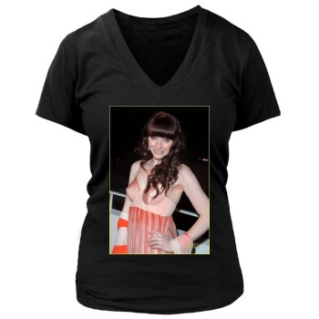 Bryce Dallas Howard Women's Deep V-Neck TShirt