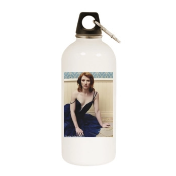 Bryce Dallas Howard White Water Bottle With Carabiner