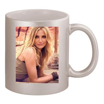 Cameron Diaz 11oz Metallic Silver Mug