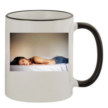 Bar Refaeli 11oz Colored Rim & Handle Mug