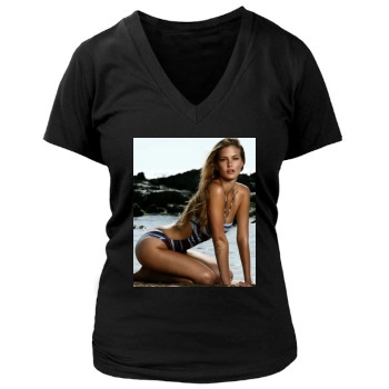 Bar Refaeli Women's Deep V-Neck TShirt