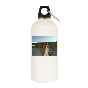 Bar Refaeli White Water Bottle With Carabiner