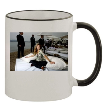 Bar Refaeli 11oz Colored Rim & Handle Mug