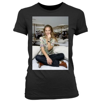 Bar Refaeli Women's Junior Cut Crewneck T-Shirt