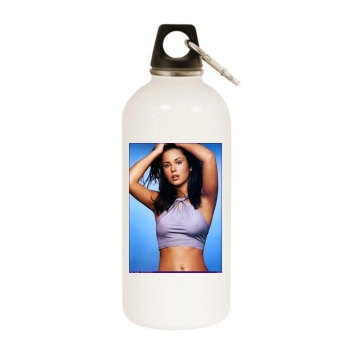 Cheryl Cole White Water Bottle With Carabiner