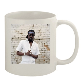 Beenie Man 11oz White Mug