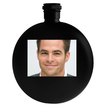 Chris Pine Round Flask