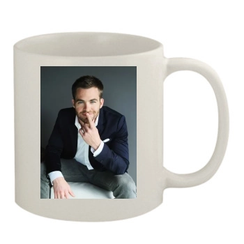 Chris Pine 11oz White Mug