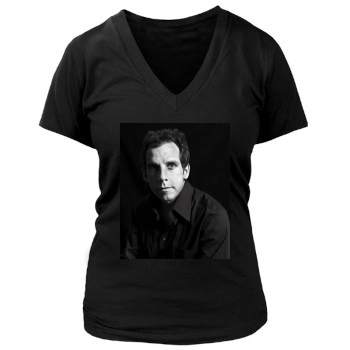 Ben Stiller Women's Deep V-Neck TShirt