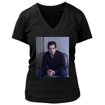 Ben Stiller Women's Deep V-Neck TShirt