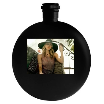 Christina Applegate Round Flask