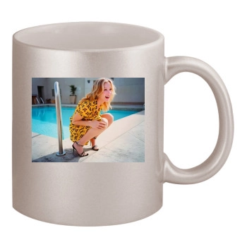 Christina Applegate 11oz Metallic Silver Mug