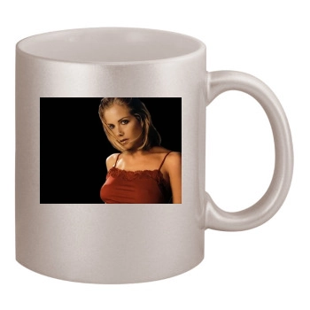 Christina Applegate 11oz Metallic Silver Mug