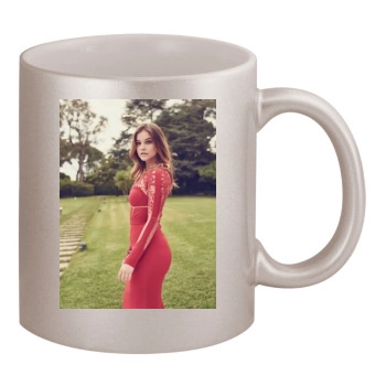 Barbara Palvin 11oz Metallic Silver Mug