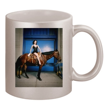 Bebe Neuwirth 11oz Metallic Silver Mug