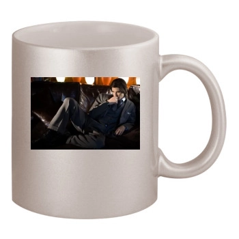 Ben Barnes 11oz Metallic Silver Mug