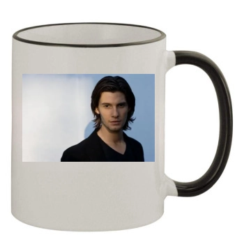 Ben Barnes 11oz Colored Rim & Handle Mug