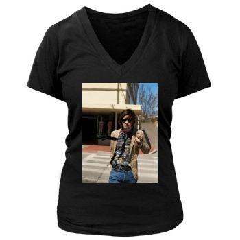 Ben Barnes Women's Deep V-Neck TShirt