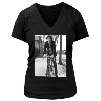 Ben Barnes Women's Deep V-Neck TShirt